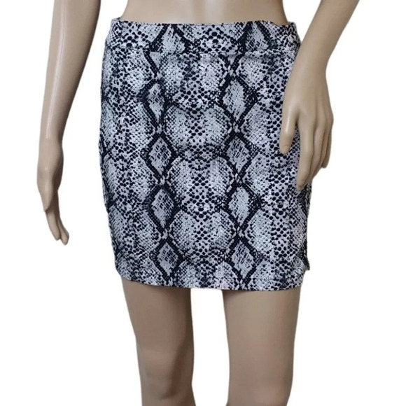 Garage SnakePrint Mini Skirt - Picture 1 of 4